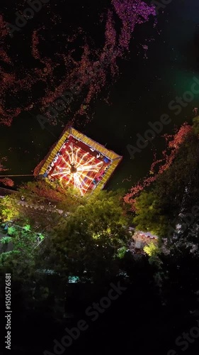 Kovilpatti, Tamilnadu, India, April 13 2025 : Chariot Festival | Panguni Chariot Festival at  Poovananathar Temple.