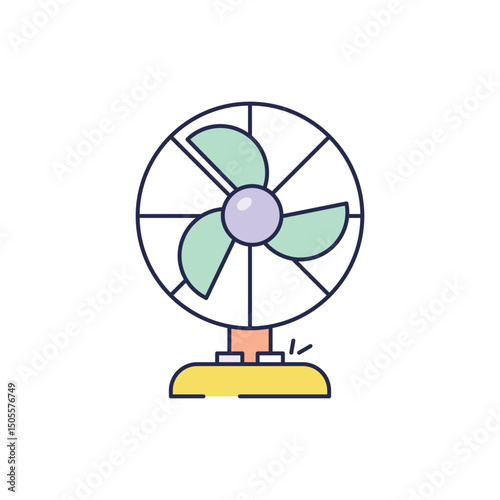 Fan Icon vector