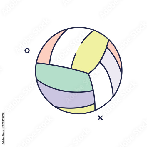 Volleyball Icon vector
