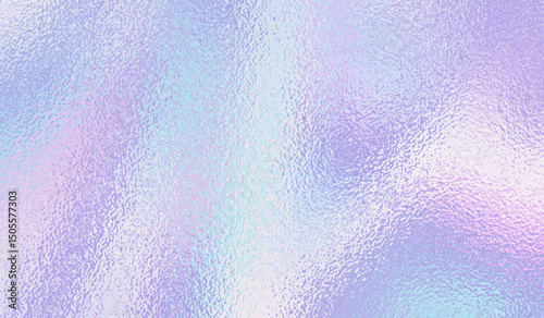 Holograph background. Hologram gradient foil texture. Iridescent mirror effect. Holographic glitter backdrop. Rainbow textur. Cute subtle pattern. Pink blue paper. Sparkle print. Vector illustration