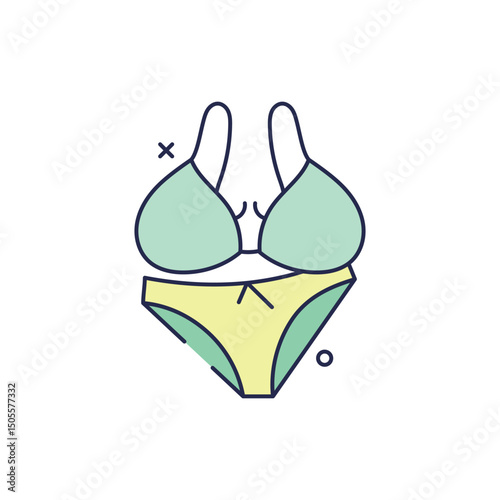 Bikini Icon vector
