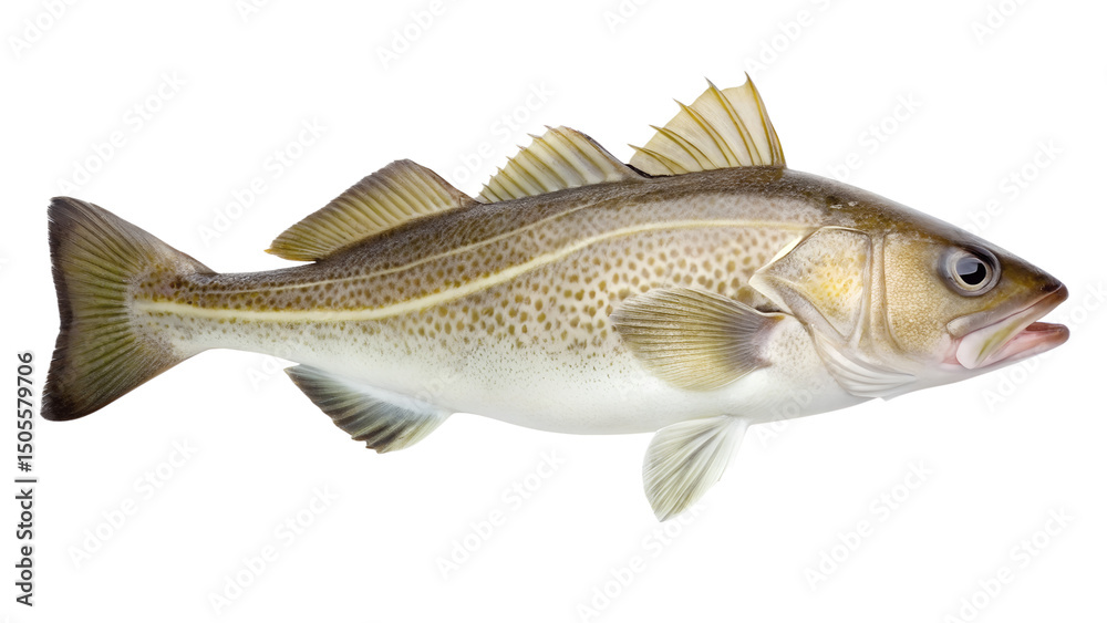 Fototapeta premium Codfish. PNG.