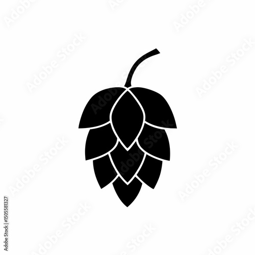 creative and simple minimal details Outline Hop Icon sign vector

