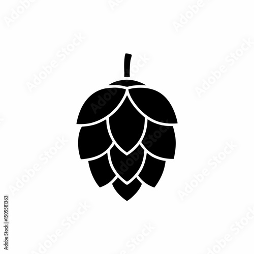 creative and simple minimal details Outline Hop Icon sign vector
