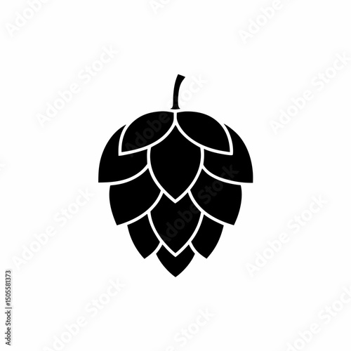 creative and simple minimal details Outline Hop Icon sign vector
