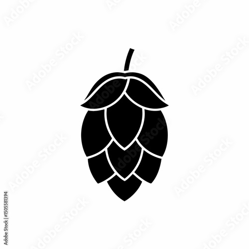 creative and simple minimal details Outline Hop Icon sign vector
