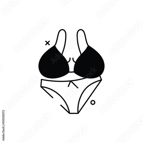 Bikini Icon vector
