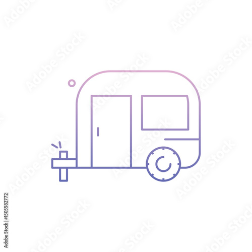 Caravan Icon vector