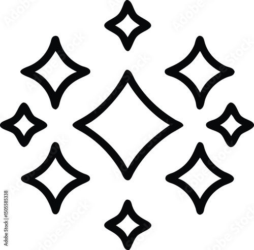 Abstract black graphic design with elegant and striking visual aesthetics