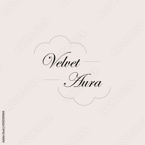 Soft Gentle Modern Minimalist Logo For Your Business For A Premium Cosmetics Or Beauty Studio Branding Isolated Vector Design