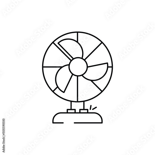 Fan Icon vector