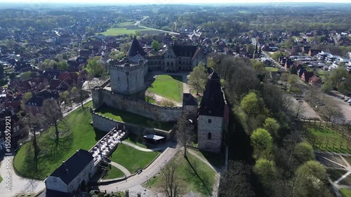 Bad Bentheim, Burg Bentheim, Grafschaft, Drohnenaufnahmen
