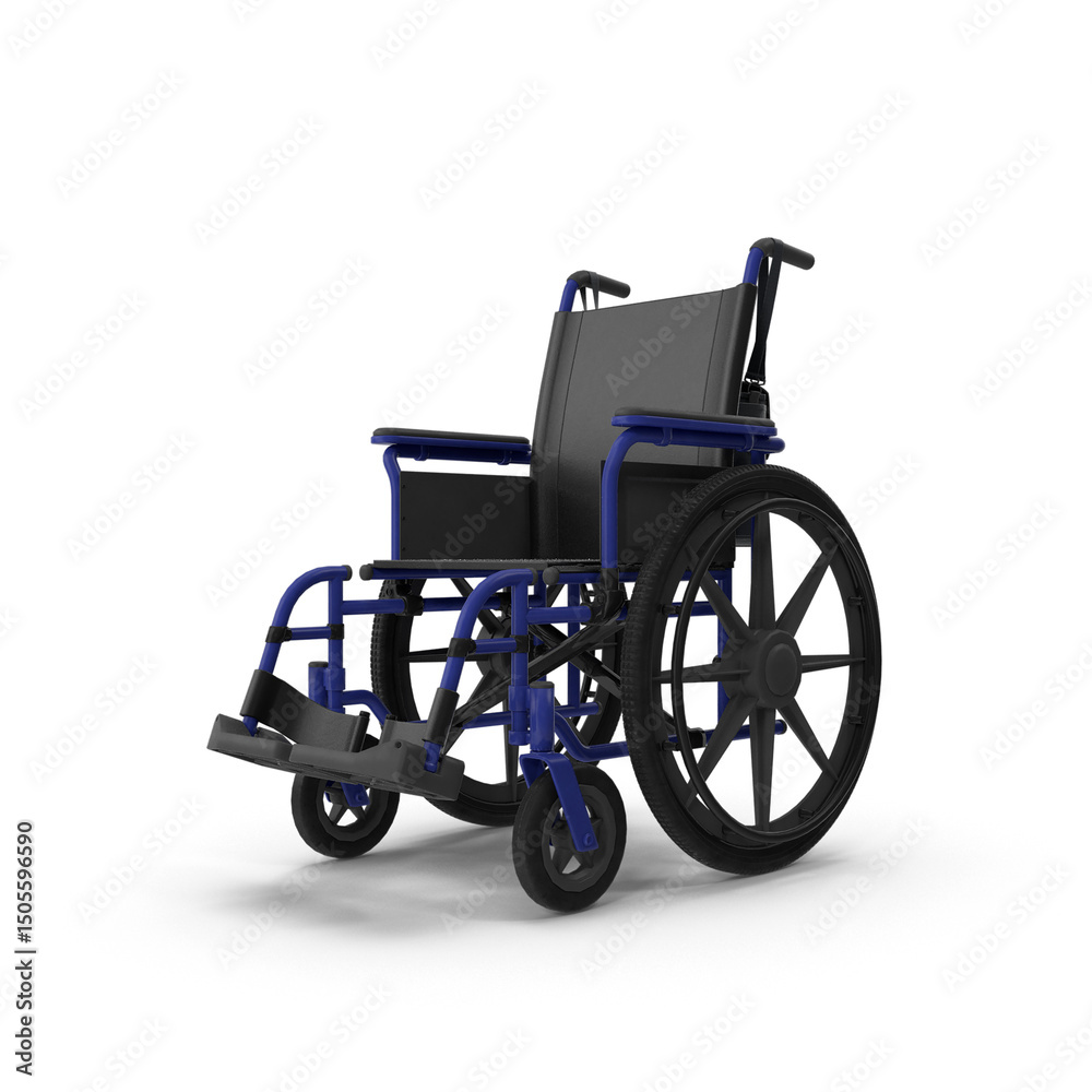 Fototapeta premium Wheelchair isolated on transparent background