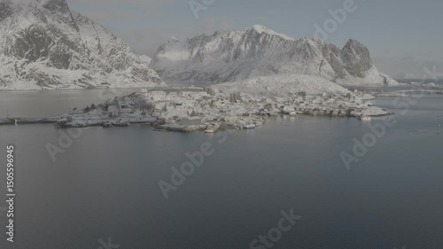 Aerial View over Reine // Lofoten, Norway