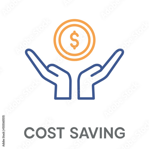 cost saving concept simple design icons, simple style design inspiration for any interface and purpose suitable for symbols and more