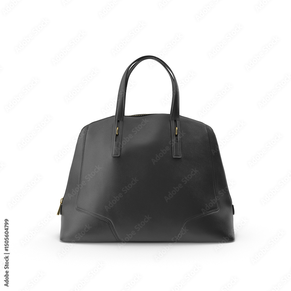 Naklejka premium Women’s Bag Black isolated on transparent background