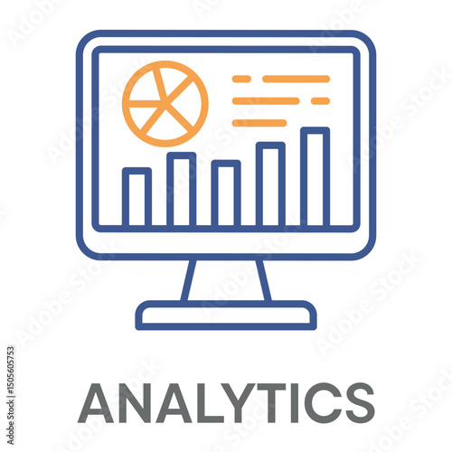 analytics concept simple design icons, simple style design inspiration for any interface and purpose suitable for symbols and more