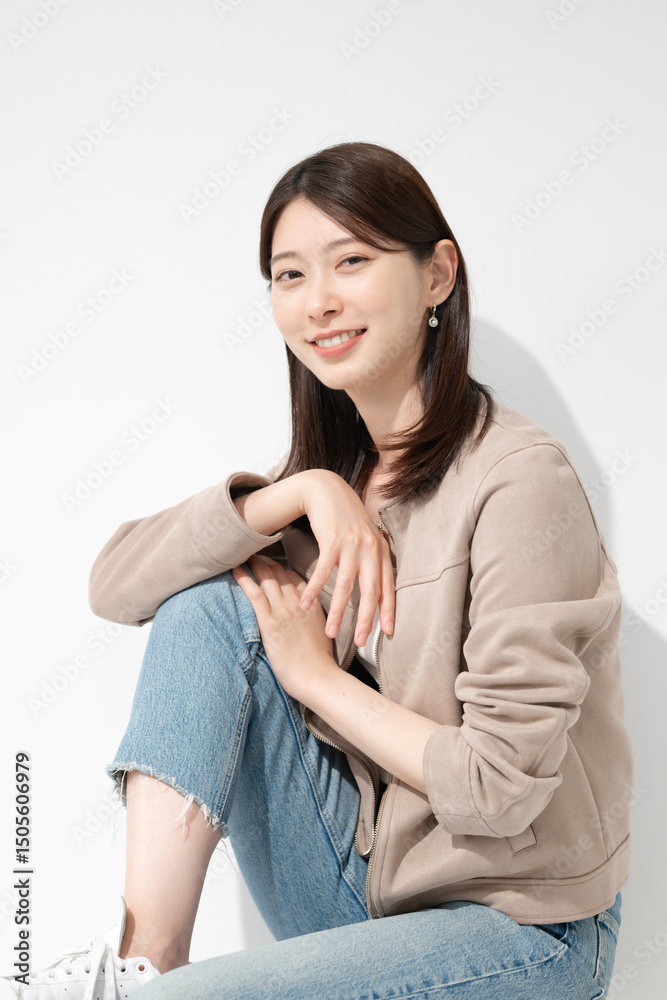 Obraz premium 笑顔の女性
