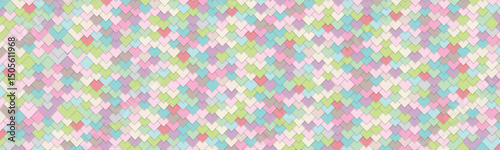 background panorama in pastel colors. Vector