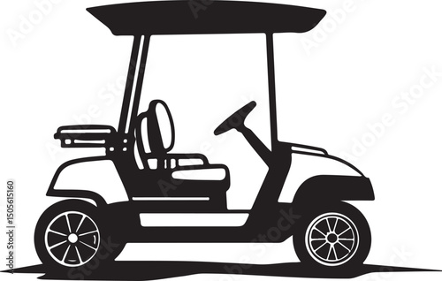 Golf Cart Silhouette