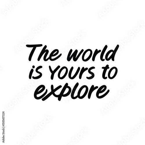 vector phrase written in expressive brush calligraphy 