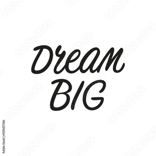 vector phrase written in expressive brush calligraphy 