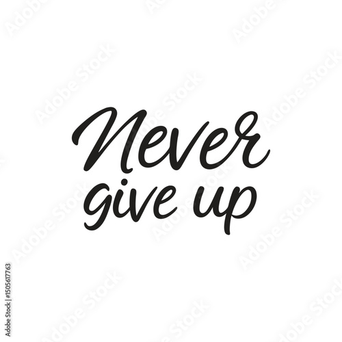 vector phrase written in expressive brush calligraphy 
