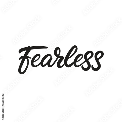vector phrase written in expressive brush calligraphy 