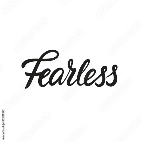 vector phrase written in expressive brush calligraphy 