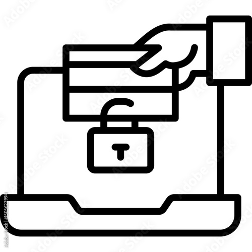 Phishing Prevention line icon
