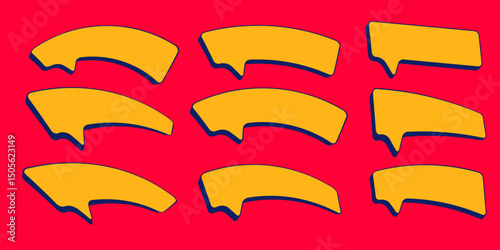 Banner Promotion Design Label Set