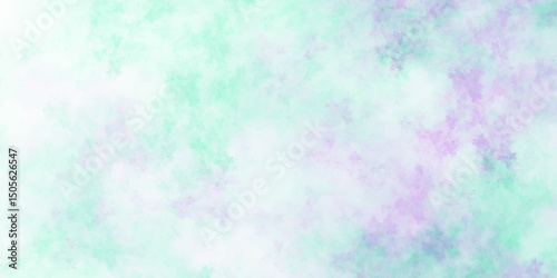 Foto Abstract light mint green and lavender pastel fractal background