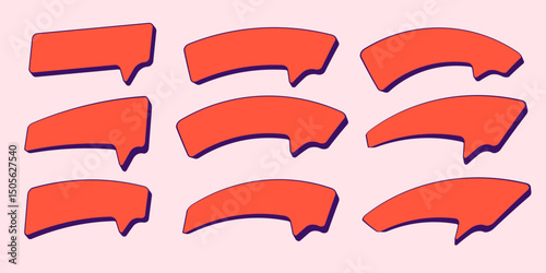Banner Promotion Design Label Set