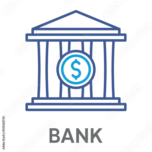 bank concept simple design icons, simple style design inspiration for any interface and purpose suitable for symbols and more