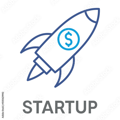 startup concept simple design icons, simple style design inspiration for any interface and purpose suitable for symbols and more