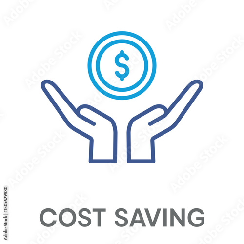 cost saving concept simple design icons, simple style design inspiration for any interface and purpose suitable for symbols and more