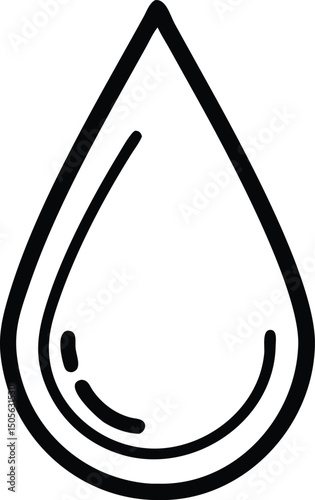 High resolution 3d render of a single translucent silhouette shape design