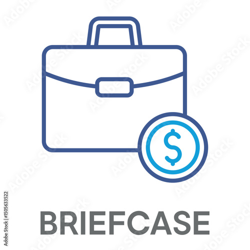briefcase concept simple design icons, simple style design inspiration for any interface and purpose suitable for symbols and more