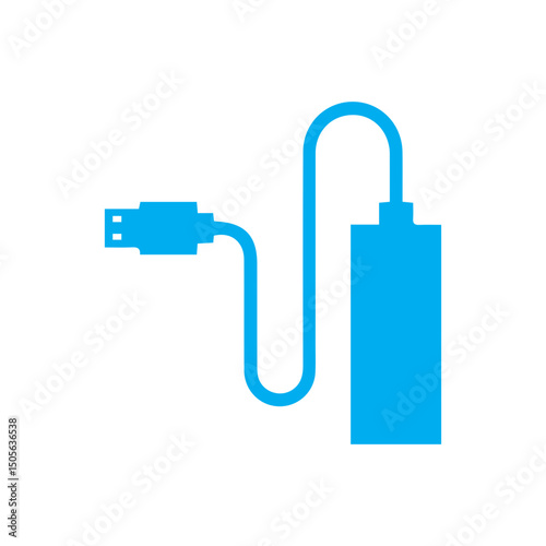 dongle usb type c colored icon