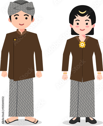 Yogyakarta Traditional Costume - Classic Javanese Royal Attire