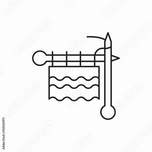 knit knitting icon vector sign