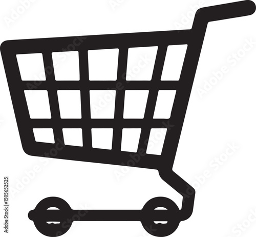 Simple Shopping Cart Icon Design for E commerce Websites and Mobile Applications