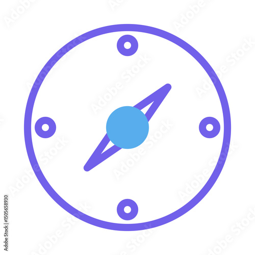 Abstract navigation tool graphic depicting directionality and wayfinding concept