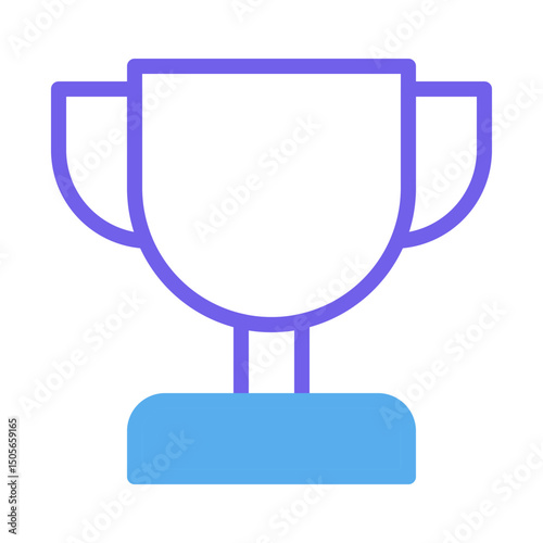 Simplified icon of a trophy symbolizing achievement and recognizing excellence