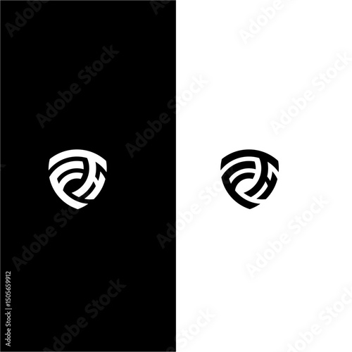 FTH monogram logo on black and white background