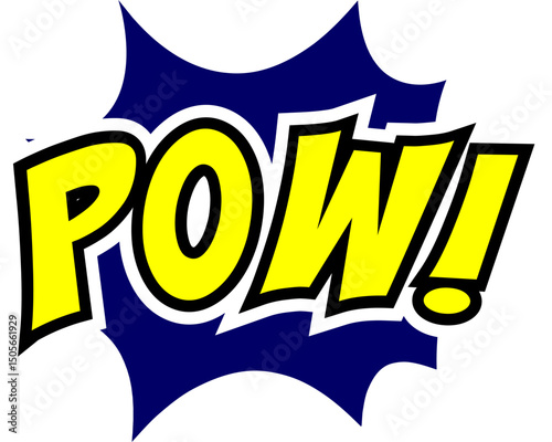 Cartoon comic sign burst clouds. Speech bubble, Pow sign expression and pop art text frames. Comics mem expressions speech, superhero book Pow label. Isolated vector symbols set