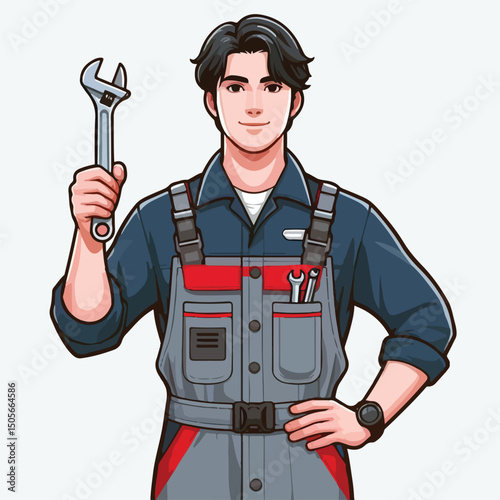 a mechanic at work