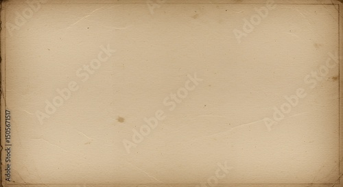 Vintage Paper Texture with Subtle Creases and Warm Beige Tone