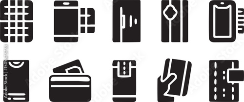 Credit Card and Payment Line Art Icons