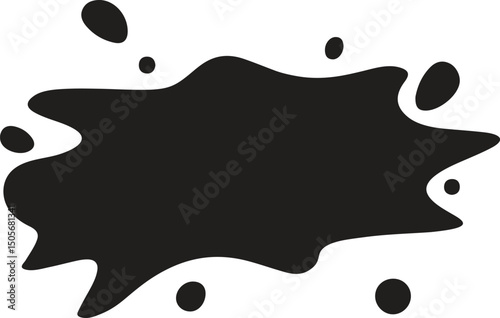 Splash water vector black set icon. Fresh droplet isolated black set icon. Vector illustration splash water on white background.